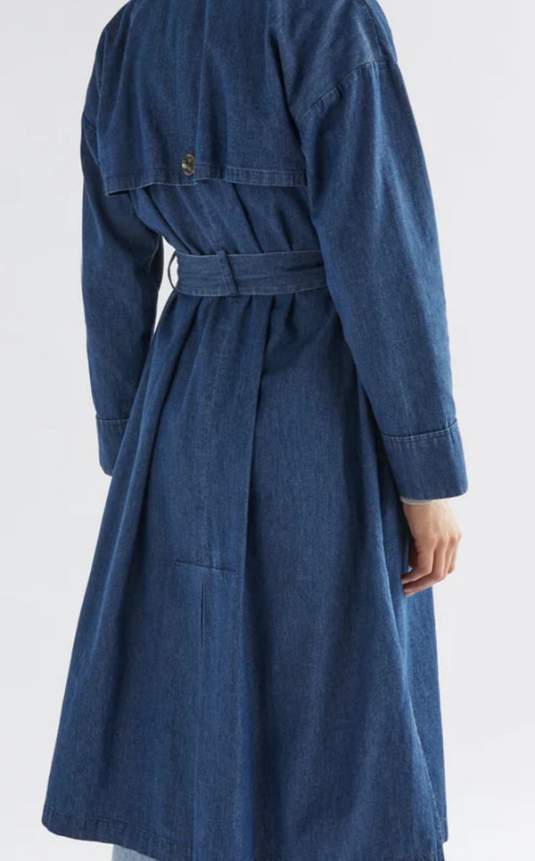 Anneli Denim Trench Coat